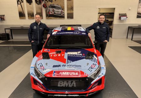 Het BMA Hyundai i20 Junior Team  neemt met drie Hyundai’s i20N Rally2 deel aan het BRC 2023!