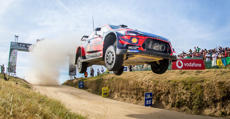 Tänak nu ook de beste in Portugal. Neuville eindigt op tweede plaats.