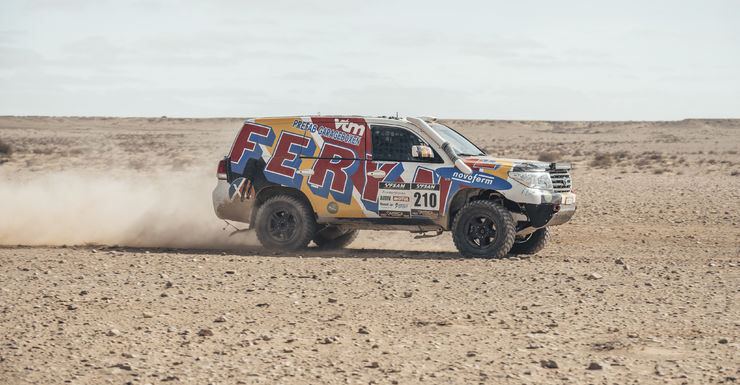 Een rustige dag voor Feryn Dakar Sport