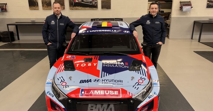 Het BMA Hyundai i20 Junior Team  neemt met drie Hyundai’s i20N Rally2 deel aan het BRC 2023!