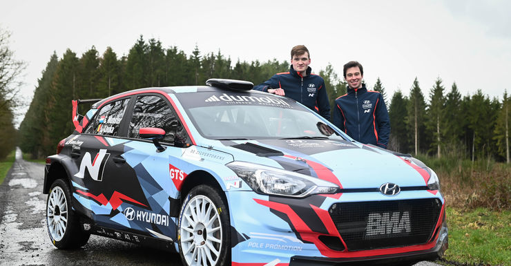 Grégoire Munster debuteert met Hyundai i20 R5 in de rally van Haspengouw