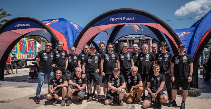 Succesvolle shakedown voor Feryn Dakar Sport