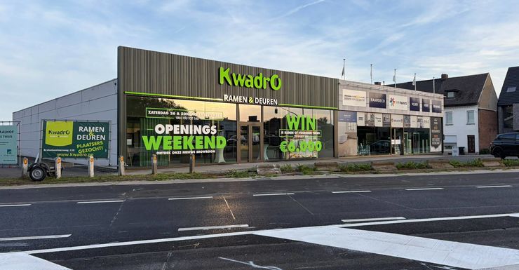 KwadrO opent hun grootste toonzaal in Erpe-Mere