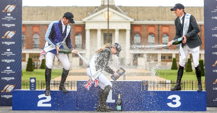 Olivier Philippaerts twee keer op het podium in Londen