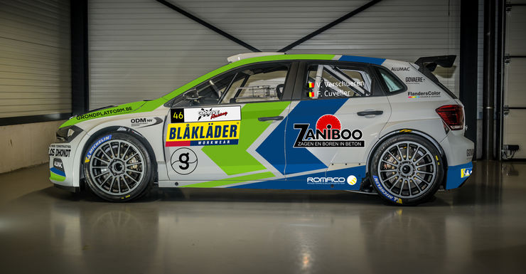 Vincent Verschueren rijdt het BK met een VW Polo R5