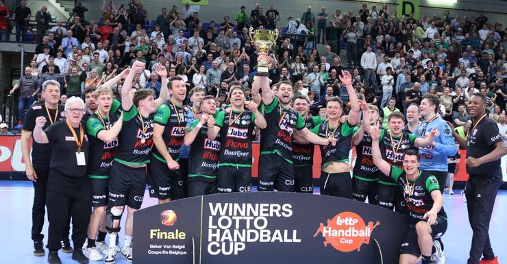 Hubo Handbal en Handbal Sint-Truiden winnaars van de Lotto Handbal Cup bij de heren en dames
