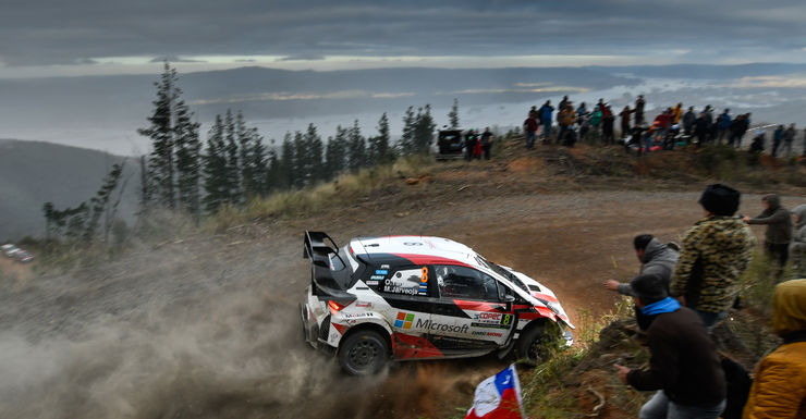 Tänak wint de rally van Chili. Ogier leidt het kampioenschap.